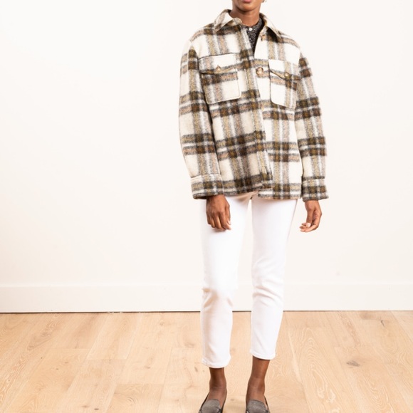 isabel marant plaid jacket
